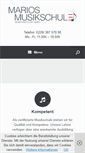 Mobile Screenshot of marios-musikschule.de